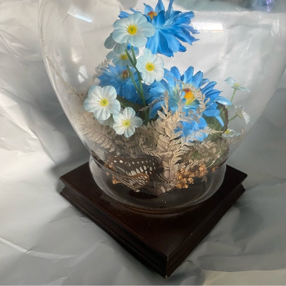 Vintage Floral Glass Terranium - Picture 5 of 7